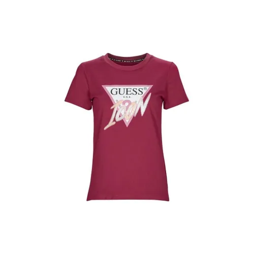 GUESS T-Shirts Women's Red