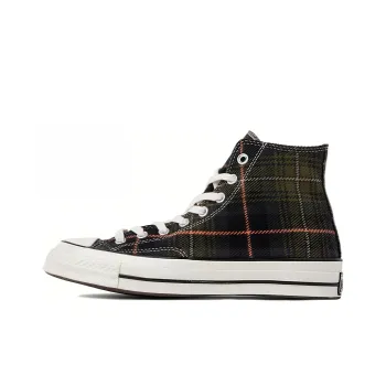 Converse Chuck Taylor All Star 70 Hi Plaid Pack Medium Olive