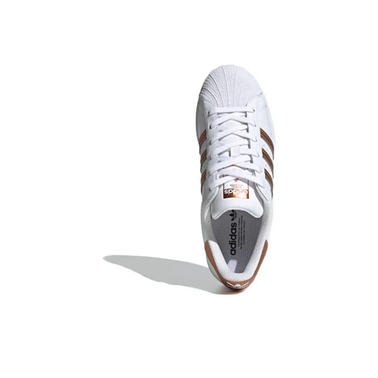 Adidas Superstar White Copper Metallic Women's-4