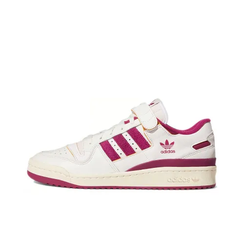 Adidas Originals FORUM Skateboard Shoes Unisex Low-Top White/Purple