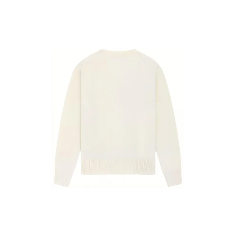WE11DONE SS24 Sweater Unisex Ivory White-1