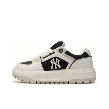 MLB Chunky Liner Cushioned Slip Resistant Low Top Casual Shoes Unisex White Black