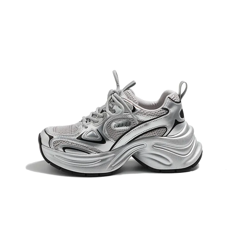 MIS. DANNY Slip-Resistant Breathable Low-Top Chunky Sneakers Women's-3