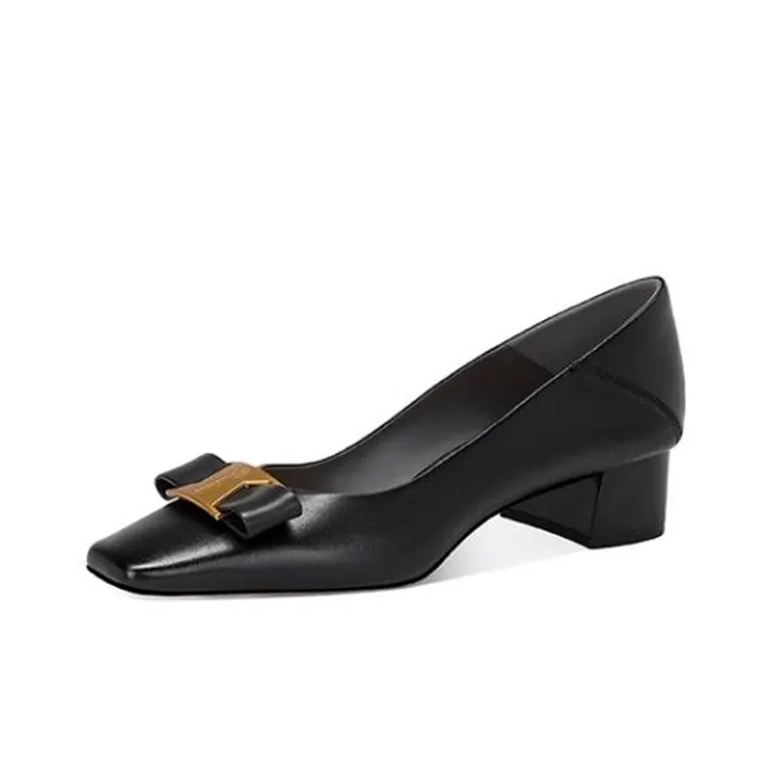 JESSICA SOPHIA Casual Single Shoes 3cm Women's Black-0
