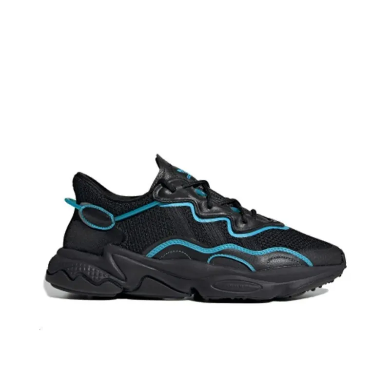 Adidas Ozweego Core Black Bright Cyan-1