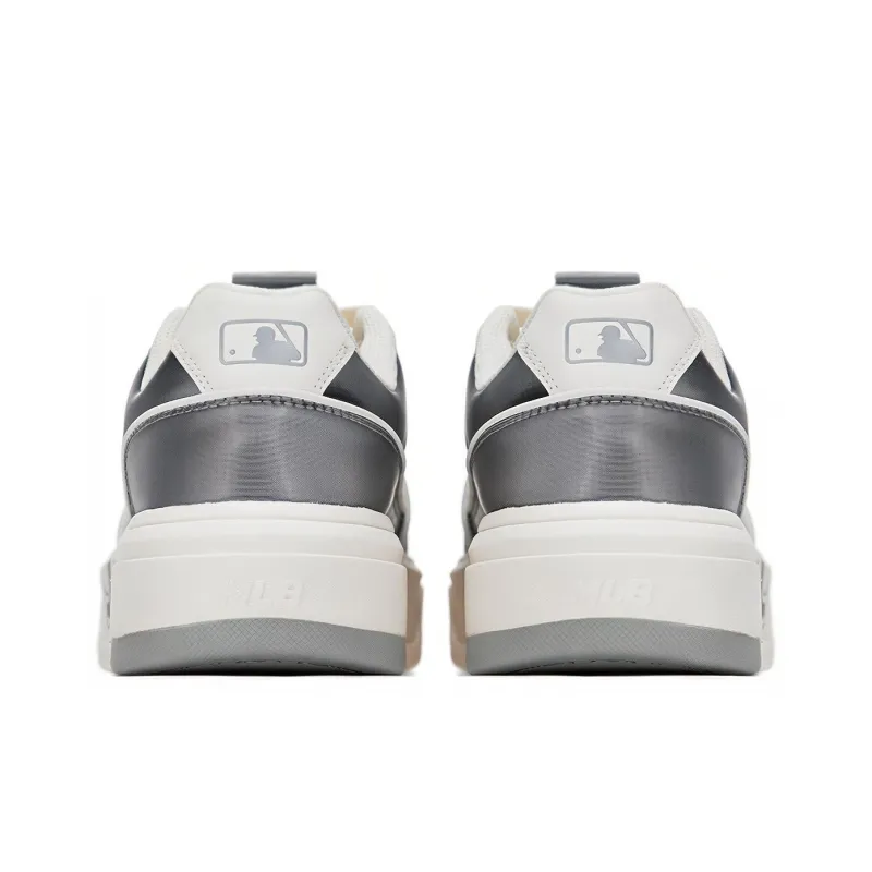 MLB Chunky Liner Skateboard Shoes Unisex Low Top Gray White-4