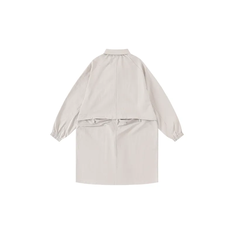 Saotome Trench Coat Women's Dusty Blue-5