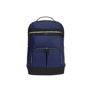 TARGUS Nylon Fabric Laptop Backpack Medium Size Women's Water Navy Blue