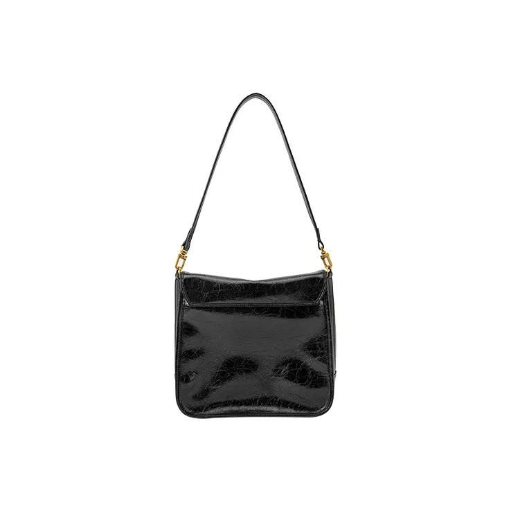 VANESSA HOGAN Vh Classic Series Cow Leather Shoulder Bag Crossbody Bag Shoulder Bag Large Size Women's Brown-13