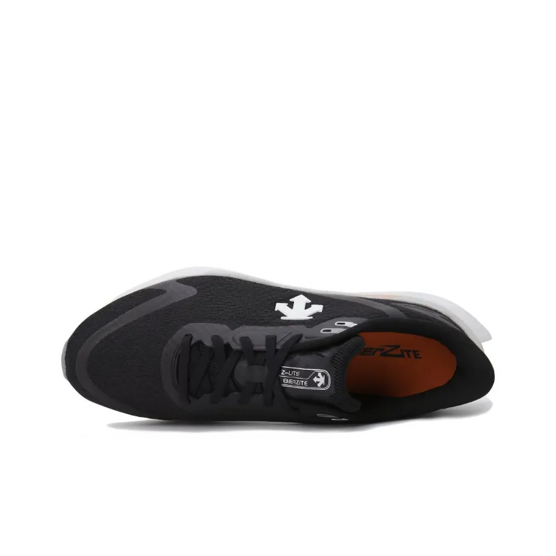 DESCENTE Energize Z Cushioning Lightweight Low-Top Running Shoes Unisex Black White-2