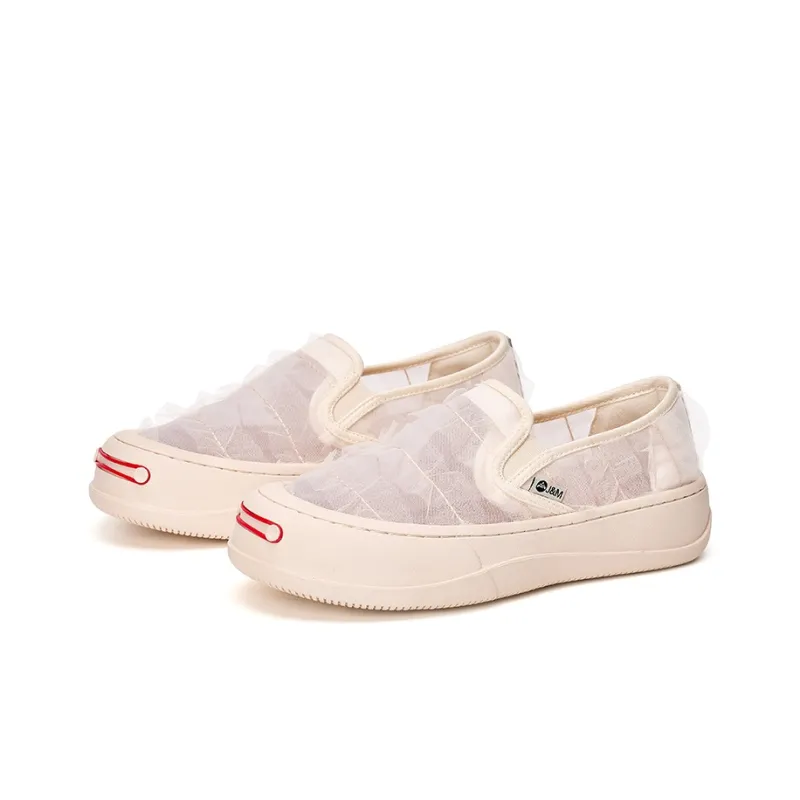 Joy&Mario Breathable Height Increasing Low-Top Skateboard Shoes Women's-1