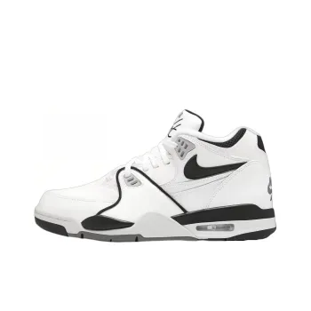 Stussy x Nike Air Flight 89 Slip Resistant Mid Top Vintage Basketball Shoes Men's Black White