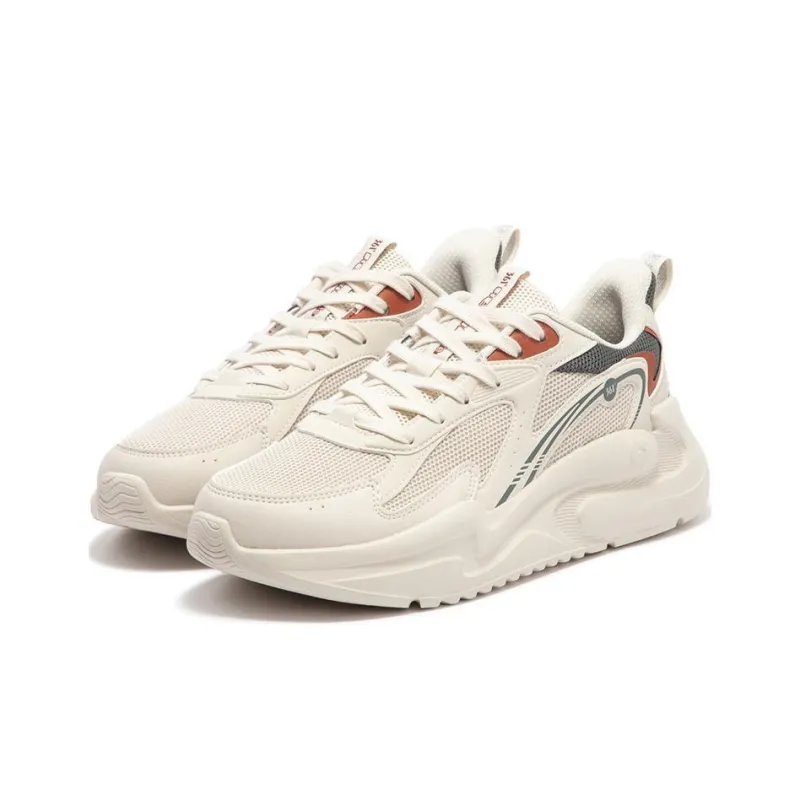 361° Life Collection Slip Resistant Cushioning Abrasion Resistant Low Top Casual Shoes Men's Beige Gray Brown-2