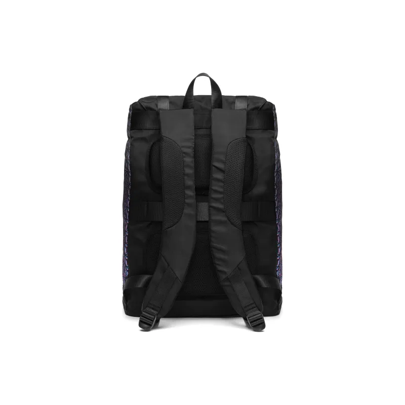 Kappa Polyester Backpack Regular Unisex Black-3