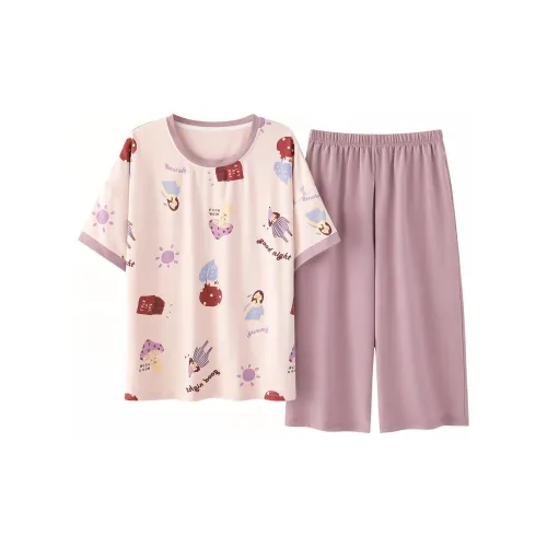 The story of the flower season Women's Pajama Sets