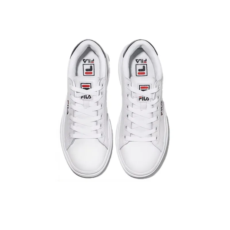 FILA Court Plumpy Low Top Board Shoes White/Black-2