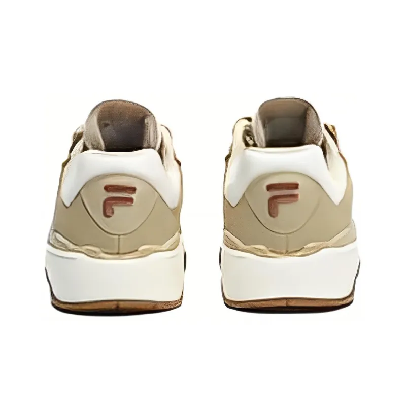 FILA FUSION Classic Skate Shoes 'Khaki White'-3