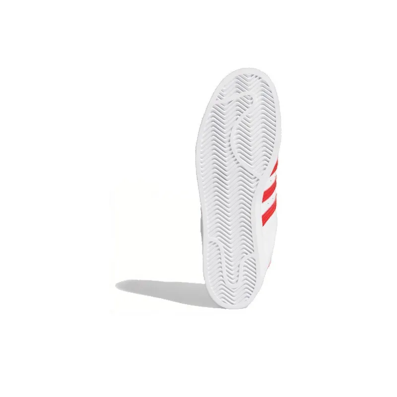 Superstar Adidas Originals Laceless 'White Team Collegiate Red'-4