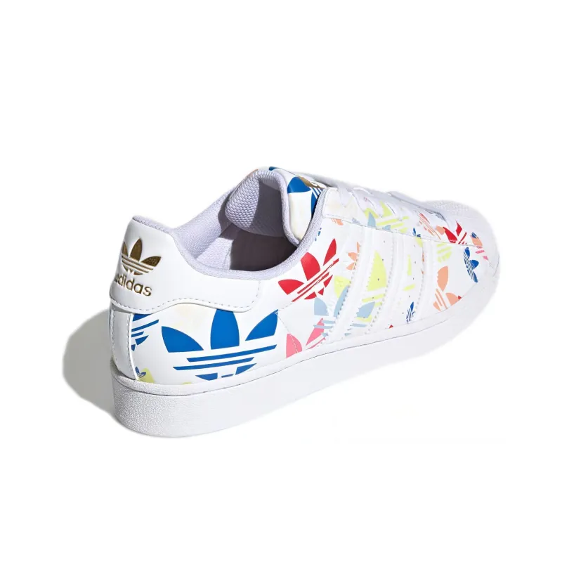 Superstar Adidas Originals 'Allover Trefoil - White Multi'-3