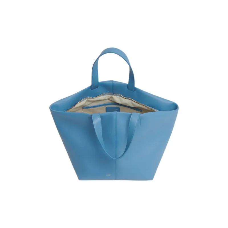 MANSUR GAVRIEL Calfskin Shoulder Bag Crossbody Bag Handbag Women's Lake Blue-3