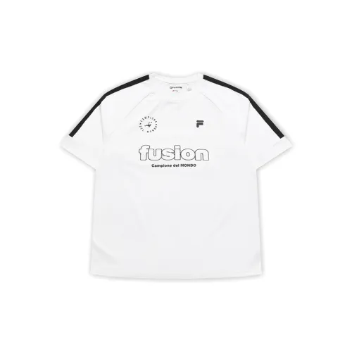 FILA FUSION INLINE T-Shirts Unisex White