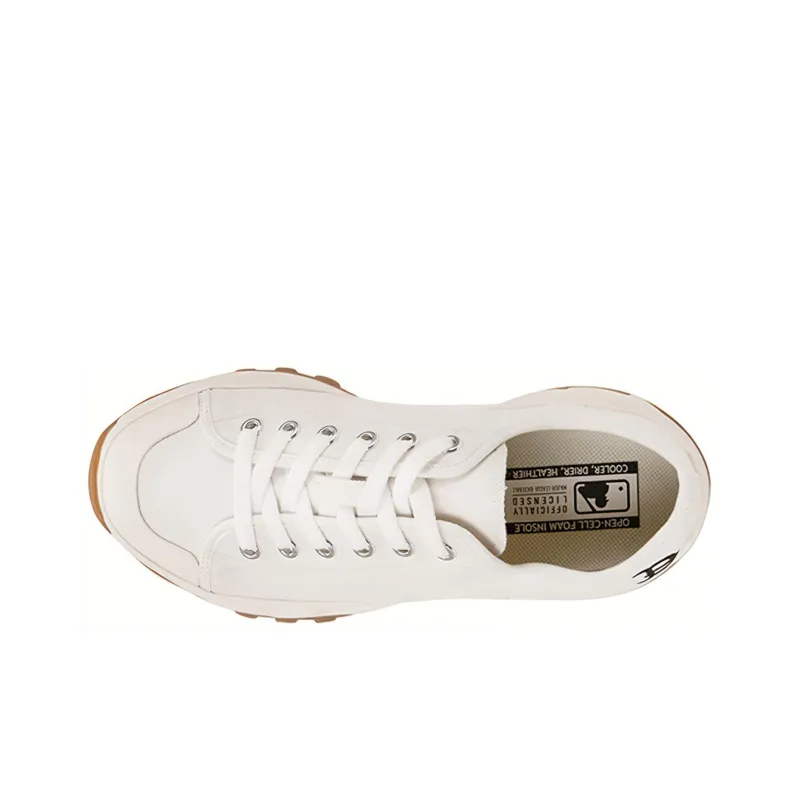 MLB Chunky Low Anti Slip Wear Resistant Low Top Chunky Sneakers Unisex White-1