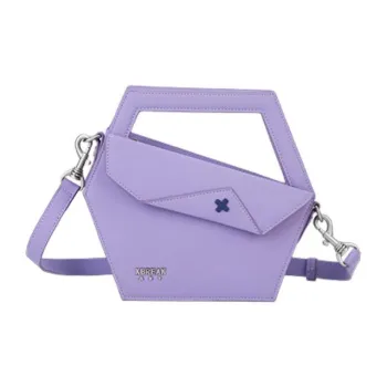 Xbreak Artificial Leather Shoulder Bag Crossbody Bag Handbag Small Size Women's Verbena Purple
