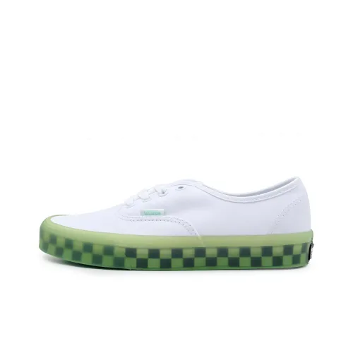 Vans Authentic Skateboard Shoes Unisex Low-Top White/Green