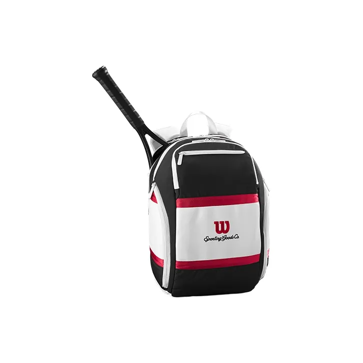 Wilson Tennis Bag Unisex Holds 2 Ping Pong Paddles Red And Blue Color Scheme-3