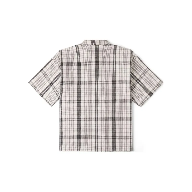 Vans TOKYO DESIGN COLLECTIVE Shirt Men's Light Gray Plaid-1