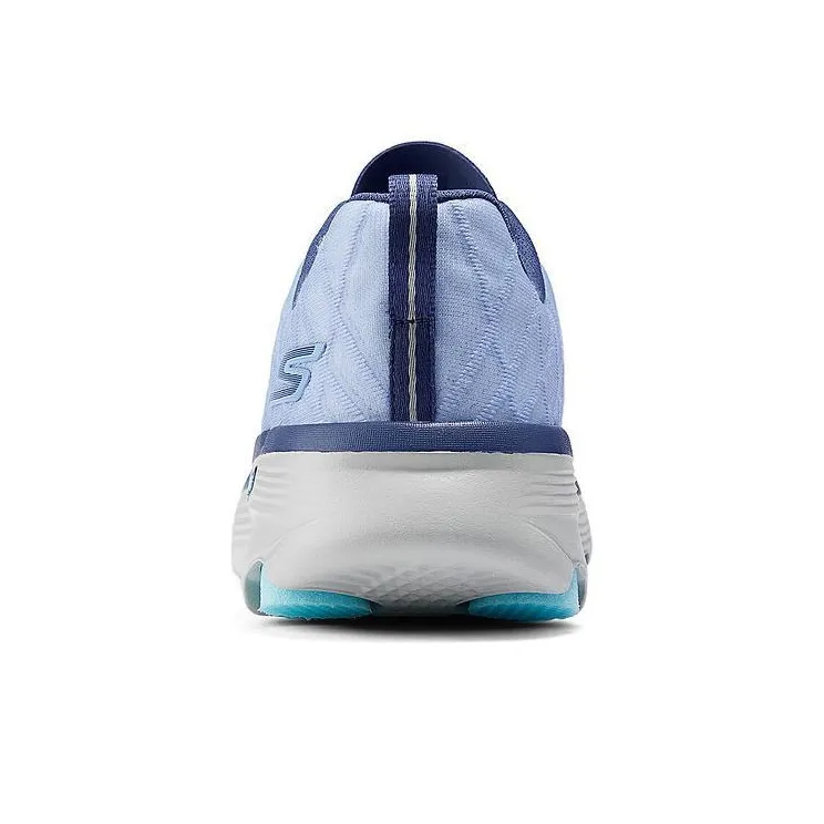 Skechers Cushioned Wear Resistant Lightweight Low Top Running Shoes Women's Blue-4
