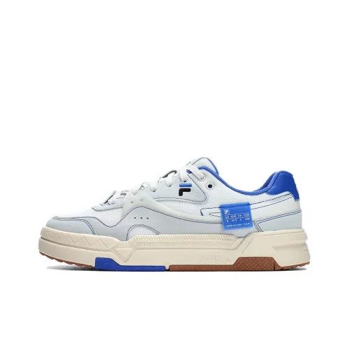 FILA FUSION BANK Skateboard Shoes Men Low-Top White/Blue