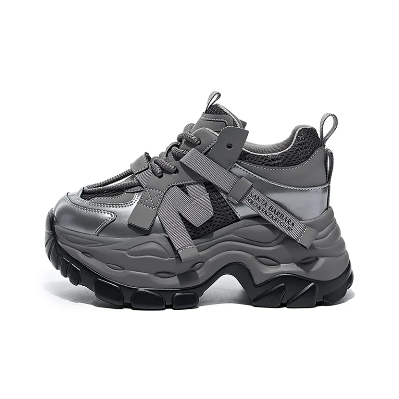 SANTA BARBARA POLO & RACQUET CLUB Breathable Low-Top Chunky Sneakers Women's-0