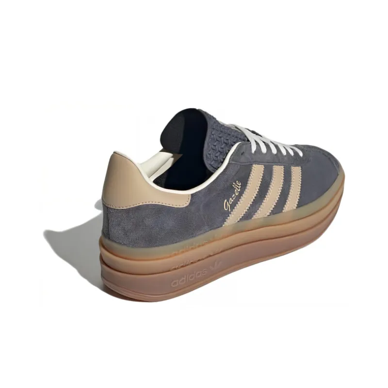 Adidas Gazelle Bold Grey Magic Beige Gum Women's-3