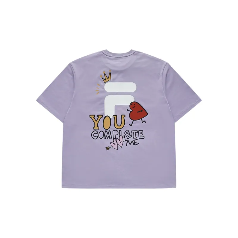 FILA FUSION T Shirt Unisex Fantasy Purple-1