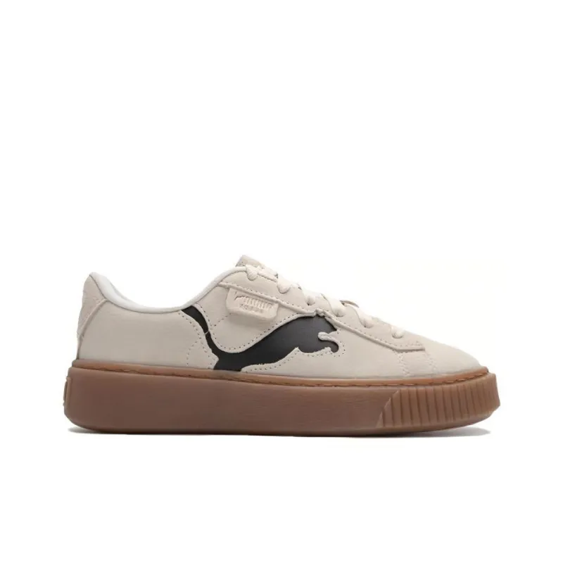 PUMA Suede Platform Shoes 'Beige Brown' Women's-1