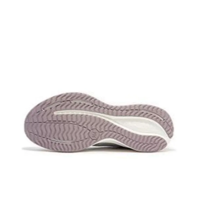 361° Cushioning Lightweight Low Top Running Shoes Women's Gray Purple-3