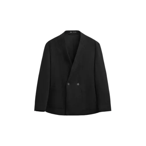 ZARA Business Suits Men Black