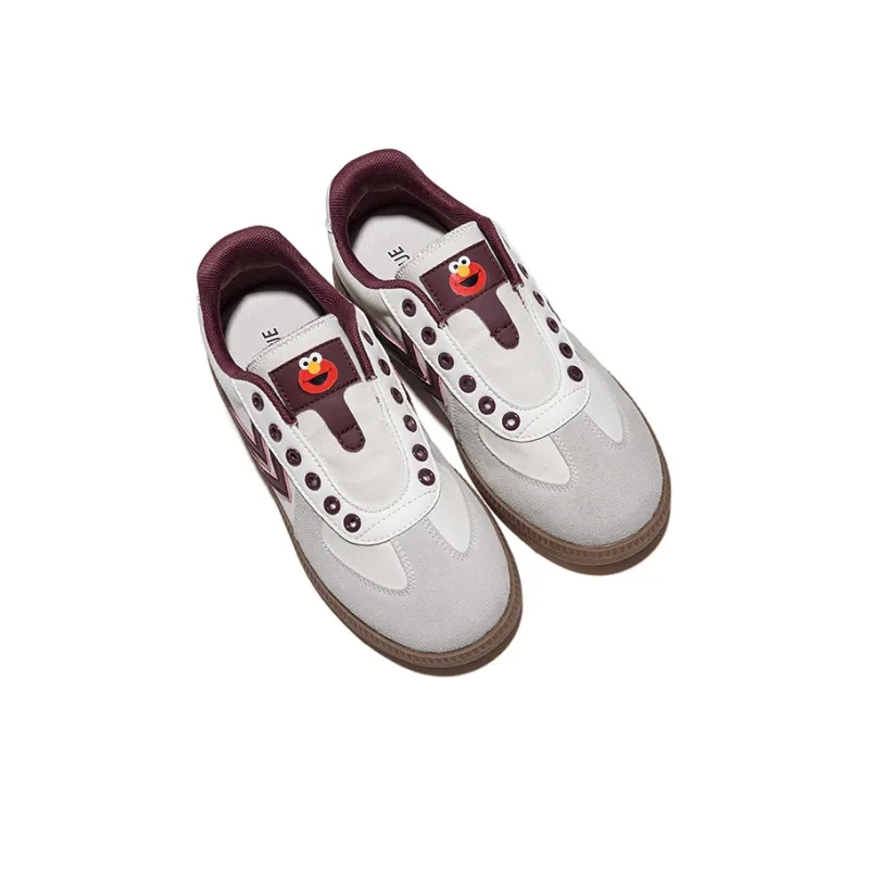 ZHIMAJIE x Feiyue Abrasion-Resistant Slip-Resistant Low-Top Canvas Shoes Unisex Beige Light Gray Red-1