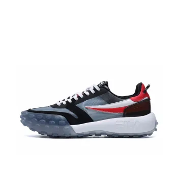 FILA Gara Cushioning Anti Slip Wear Resistant Breathability Low Top Chunky Sneakers Men's Daybreak Gray