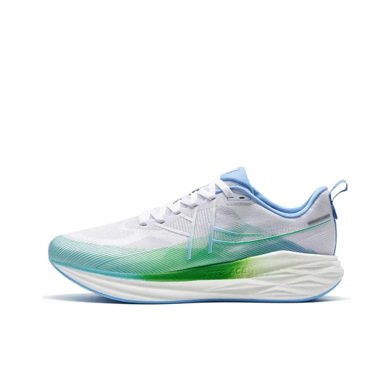 XTEP Speed 5.0 Anti Slip Wear Resistant Low Top Running Shoes Men's White-0