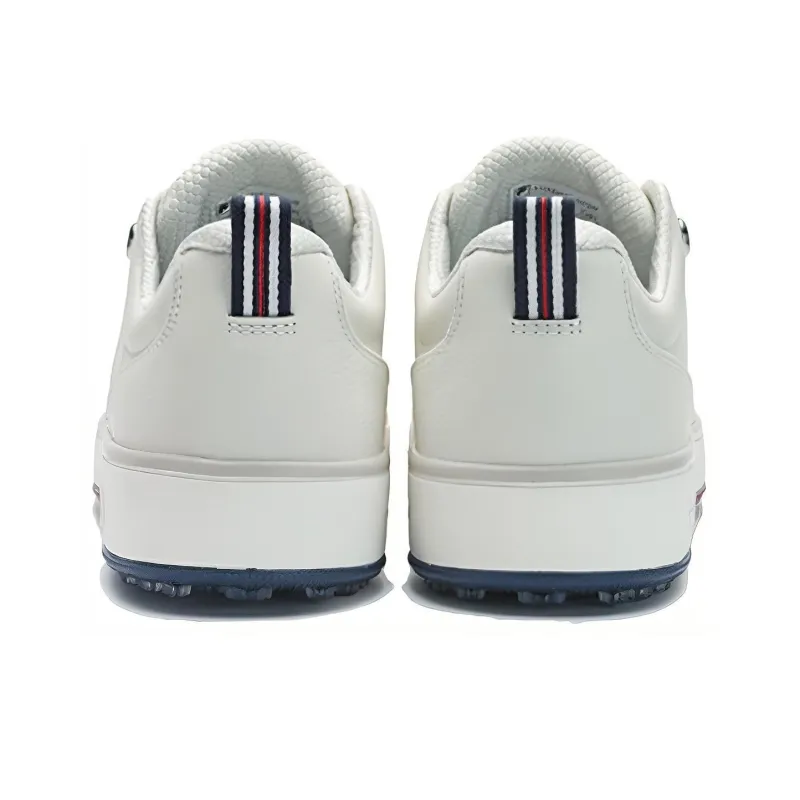FILA GF 1911 Trainer Cushioning, Wear Resistant Low Top Golf Shoes Men's White-4
