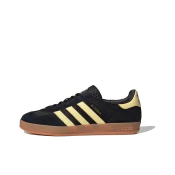 Adidas Originals Gazelle Indoor Black Almost Yellow Gum