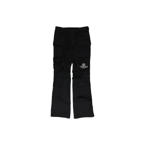 TCH Casual Pants Unisex Black Base With Silver Logo