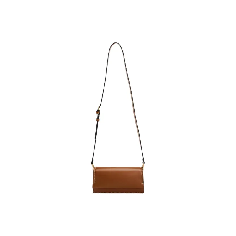 ZARA PU Shoulder Bag Crossbody Bag Mini Women's Brown-1