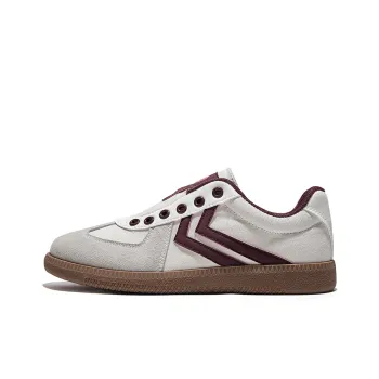 ZHIMAJIE x Feiyue Abrasion Resistant Slip Resistant Low Top Canvas Shoes Unisex Beige Light Gray Red