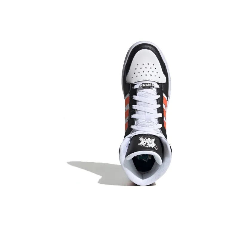 Adidas Neo Entrap Mid Shoes 'White Black Orange'-4