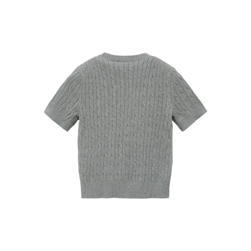 MARITHE FRANCOIS GIRBAUD Twill Short Sleeved Knitwear Women's-1
