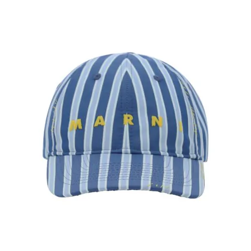 MARNI Organic Striped Compact Poplin Hat