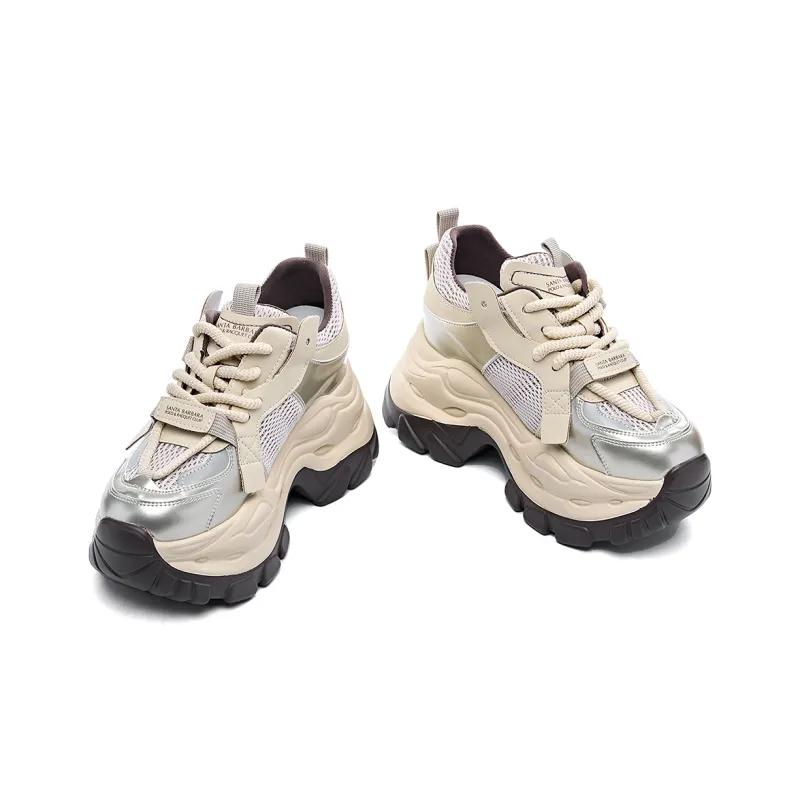 SANTA BARBARA POLO & RACQUET CLUB Breathable Low-Top Chunky Sneakers Women's-16
